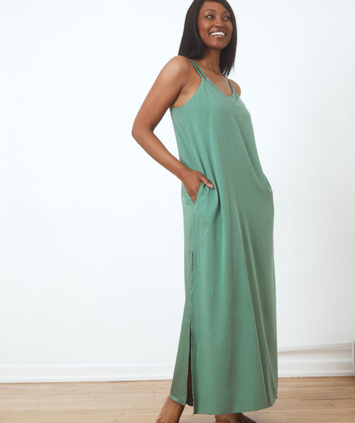 Shop the Savannah Strappy Maxi Dress with Built-In Bra | SheBird